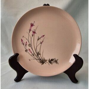 Vintage Crooksville USA Pink PussyWillow Plate